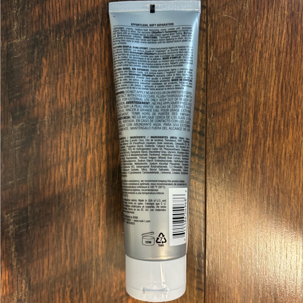 Rusk Pro Texturizing Creme - Picture 2 of 4